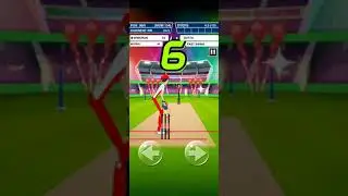 6 sixes in 6 balls to fast swing bowler in Stick Cricket Super League, Perfect over