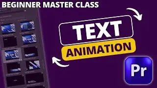 How To Add Text Animation In Adobe Premiere Pro | Premiere Pro Tutorial