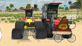 HTM tractor vs Russian tank tractor lover like and subscribe #automobile #gaming #games #nishudaswal