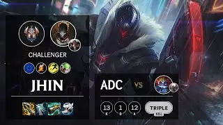 Jhin ADC vs Heimerdinger - EUW Challenger Patch 11.2