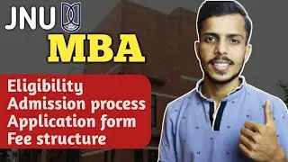 How to get Admission in MBA at JNU |Last Date 30/6/21 | JNU में Admission कैसे ले ?| AVBSME | jnu