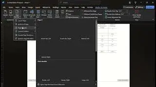 How to: Page Numbers in Different Margins across Landscape and Portrait Sections in Microsoft Word