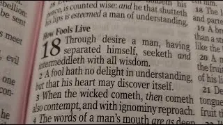Proverbs Ch&sup1;⁸HOW FOOLS LIVE📖Study B4 🛌join us Day&sup1;⁵#Passover #BibleServants📖 #Twenty5XposerPaganism