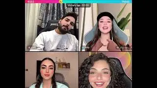 محمود المكسيكي كيست رباعي مع رحمة بسام و ماسة الجمال و عايدة كيست وناسة من بث 15\12
