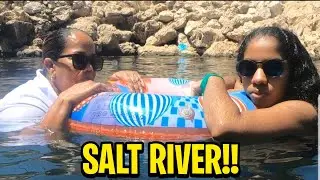 BEATING THE HEAT (Salt River Mineral Bath In Clarendon) EPIC !!!!