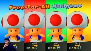 Mario Party 10 Amiibo Party -  Amiibo Toad ( Toad Board  - Master Difficulty)
