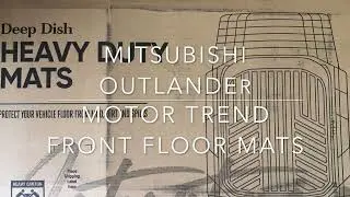 Motor Trend Floor Mats Front Fitment - 2020 Mitsubishi Outlander