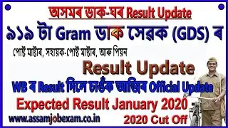 Assam Postal Circle GDS Recruitment 2019 Result Merit List Will Declare Here in January 2020