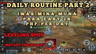 MIR4- DAILY ROUTINE FOR ALT + LEVELING SPOT  PART 2