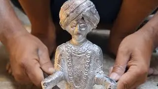 Unique art of making Shree Jalaram Bapa statue