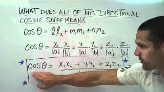 Vectors 9 Directional Cosines