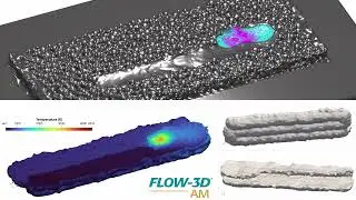 Melting Stainless Steel 316 Particles | FLOW-3D AM