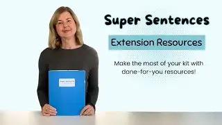 Super Sentences Extension Resources