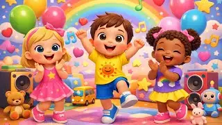 Happy Place Dance ❤️😄✋ | If You&rsquo;re Happy & You Know It + My Happy Song | Kids Dance Nursery Rhymes