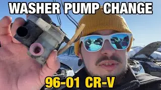 Changing the Windshield Washer Pumps on a 1996-2001 Honda CR-V (First Gen)