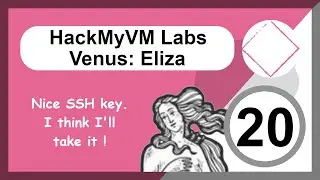 HackMyVM - Venus CTF labs - Level 20: Eliza - SSH Key Capture