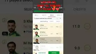 LAH VS ISL BEST GL PSL DREAM 11 TEAM ❤️❤️❤️