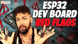 Красные флаги платы разработки ESP32 #esp32