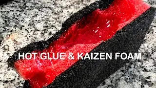 Can I use Hot Glue with Kaizen Foam?