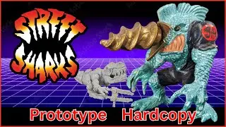 Showcase: Rare Mattel Vintage Street Sharks Prototype Slash Action Figure