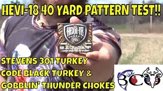 patterning the .410 hevi 18 turkey tss at 40 yards | Stevens 301 turkey |
