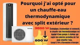 CHAUFFE-EAU THERMODYNAMIQUE / C'est parti pour les économies...