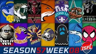 ISFL Season 57 Week 8 - Color Rush!!!