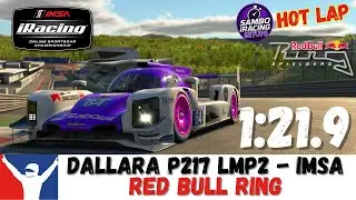 iRacing LMP2 Red Bull Guide Lap - 1:21.9 - Dallara P217 LMP2 Red Bull Ring Hot Lap & Setup