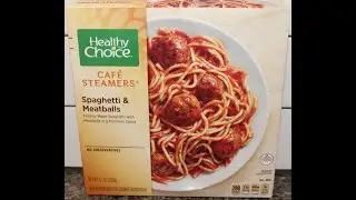 Healthy Choice Café Steamers: Spaghetti & Meatballs Review