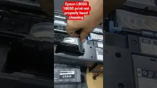 Epson L8050 L18050 print not properly head cleaning#epson #service #printersupportsoftware