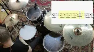 Drums tutorial how to play Linkin park - Numb (Rocknmob Moscow)