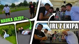 NAUKA JAZDY NA ROLKACH *IRL* ft BUNGEE & SAYGON