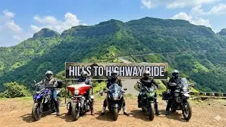 От гор до автострад 🏍️ | Увлекательная поездка из Махабалешвара в Мумбаи с друзьями #жизньбайкера...
