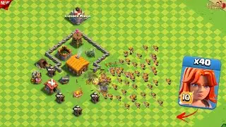 Max Level Valkyrie Army Vs Every Town hall || Clash Of Clans