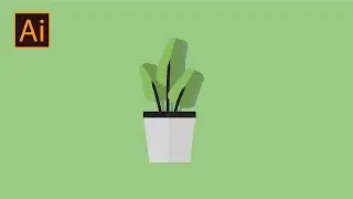 How to create plant tree in adobe illustrator - Adobe illustrator tutorial