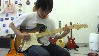 Fender 2004 50th Anniversary Stratocaster Guitar Drive Sound