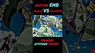 Shocking Showdown: Pikachu vs. Golisopod #shorts #ytshorts