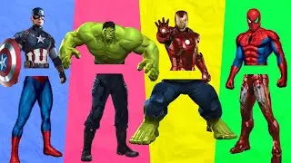 Shadow Transformation Top Superheroesㅣ슈퍼히어로 퍼즐 맞추기ㅣWrong Superhero Puzzle GameㅣHulk Spider Iron #3