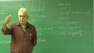 Aula 31.2 - Pêndulo de Foucault: componentes cartesianas da equação de movimento