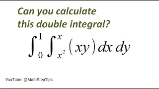 Do you know how to calculate this double integral of the given function?