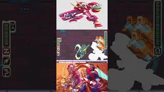 Mega Man Zero 2 Vs. Fighting Fefnir Phase 2 (No Damage, Speed Kill) #combo #megaman #nodamage