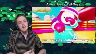 Among Us vs. Fall Guys - Rap Battle (Reaction/Breakdown)