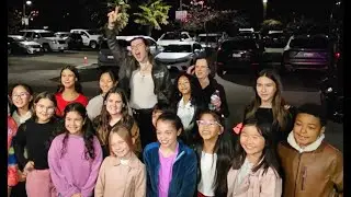Drake Livingston gets thanked by The West Los Angeles Children's Choir