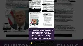 Declassified Memos Reveal Clinton Plan to Undermine Trump &mdash; Obama Briefed, FBI Involved