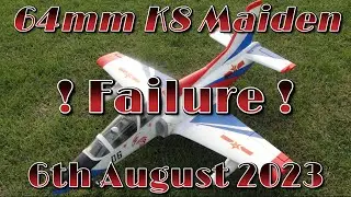 Flyfans K8 64mm EDF - Maiden Attempt - 6 August 2023