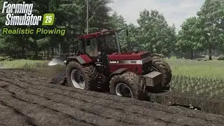 FS25 🚜 Ręczny załadunek bel | Przyczepa głęboko w błocie | Ciągnik Claas | Hinterkaifeck.