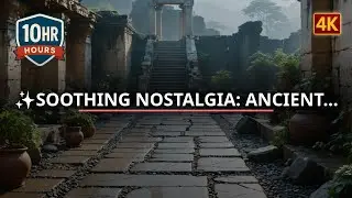 SparkleSoothing Nostalgia: Ancient Ruins Terrace Leaf 10 Hour Loop Hail Sound Moon 10 Hours