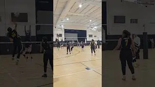 🔥 Serve Pressure ➝ Outside Corner Kill! #Like #Volley #Game #Varsity #ForYou #Serve #Hit