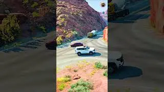 Realistic Highway Car Crashes🚗💥 #realisticcarcrashes #carcrashes #beamngdrive
