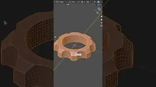 How to Improve 3D Model Topology in One Click! 🖱️✨ #blender #3dmodel #3dmodeling #topology #3d